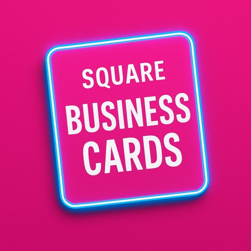 square business card printing